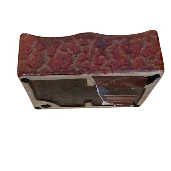 Ceramic Fire-pot with‎ Two Reservoirs Snuffer,  NEW - Picture 5 of 9